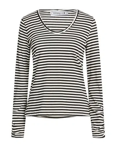 Shirtaporter Woman T-shirt Black Size Xl Cotton, Polyester