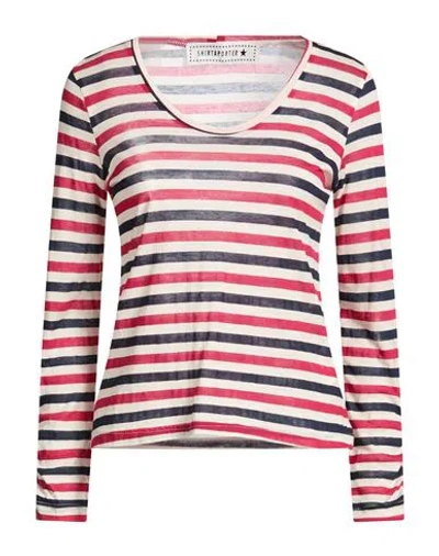 Shirtaporter Woman T-shirt Red Size Xl Cotton, Polyester