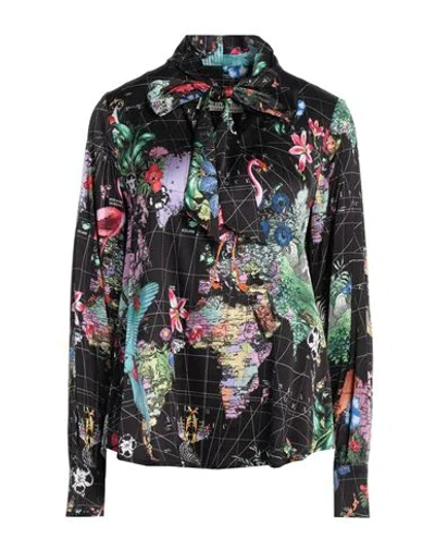 Shirtaporter Woman Top Black Size 10 Viscose, Elastane