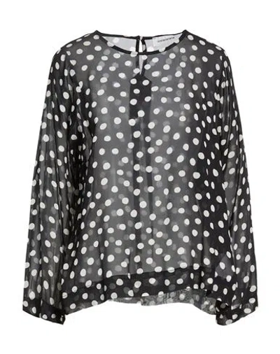 Shirtaporter Woman Top Black Size 10 Viscose, Elastane
