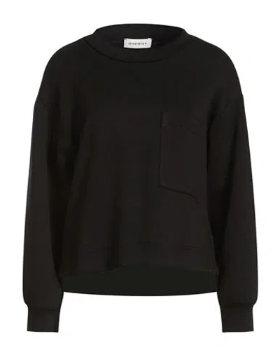 Shirtaporter Woman Top Black Size 12 Polyester