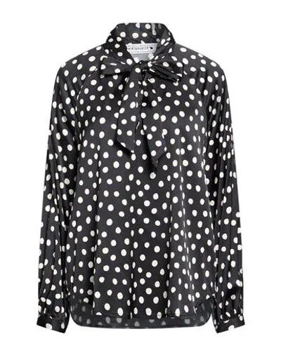 Shirtaporter Woman Top Black Size 12 Viscose, Elastane