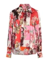 Shirtaporter Woman Top Red Size 8 Viscose, Elastane