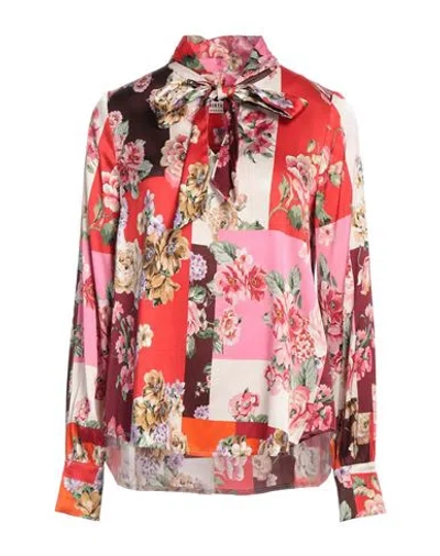 Shirtaporter Woman Top Red Size 8 Viscose, Elastane