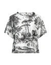 Shirtaporter Woman Top White Size 10 Polyester