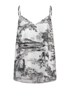 Shirtaporter Woman Top White Size 10 Polyester