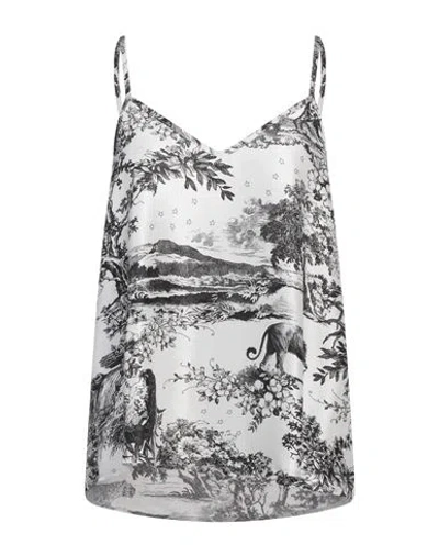 Shirtaporter Woman Top White Size 10 Polyester