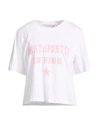 Shirtaporter Woman T-shirt White Size Xl Cotton