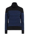 Shirtaporter Woman Turtleneck Black Size 10 Cashmere