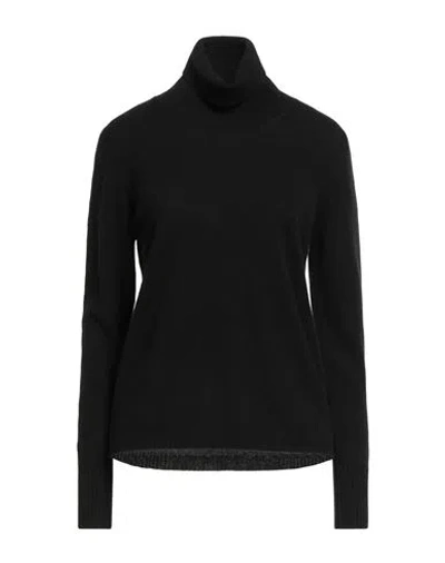 Shirtaporter Woman Turtleneck Black Size M Cashmere