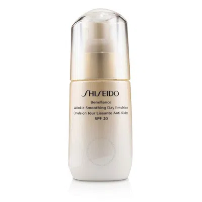 Shiseido - Benefiance Wrinkle Smoothing Day Emulsion Spf 20  75ml/2.5oz In White