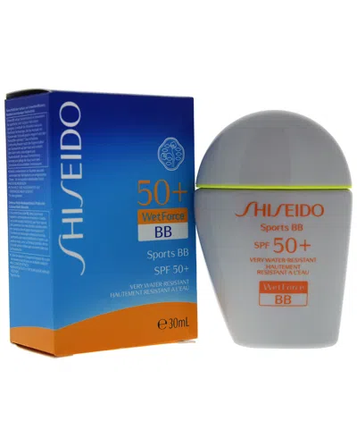Shiseido 1oz Dark Sports Bb Wetforce Spf 50 In Transparent