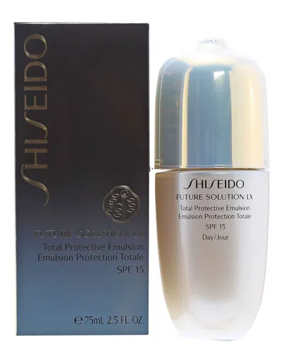 Shiseido 2.5oz Solution Lx Total Protection Emulsion In Transparent