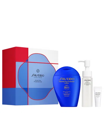 Shiseido 3-pc. Active Sun Protection Skincare Gift Set In Transparent