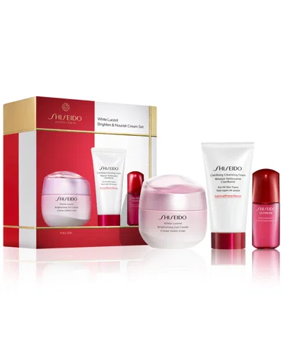 Shiseido 3-pc. White Lucent Brighten & Nourish Cream Set In Transparent