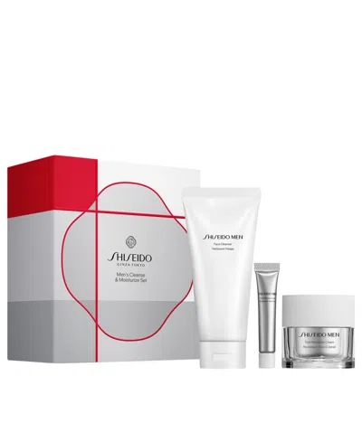 Shiseido 3-pc. Men's Cleanse And Moisturize Skincare Gift Set In Transparent