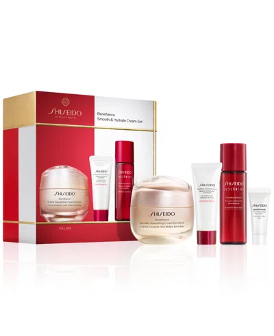 Shiseido 4-pc. Benefiance Smooth & Hydrate Cream Set In Transparent