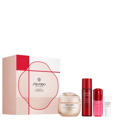 Shiseido 4-pc. Smooth And Strengthen Anti-aging Gift Set In Transparent