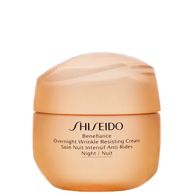 Shiseido , Benefiance, Anti-wrinkle, Night, Cream, For Face, 50 ml Gwlp3 In Gold