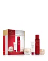 Shiseido Smooth & Brighten Eye Cream Set In Red