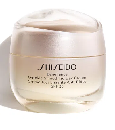 Shiseido Benefiance Wrinkle Smoothing Day Cream Spf 25 In White