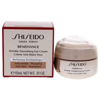 Shiseido Benefiance Wrinkle Smoothing Eye Cream By  For Unisex - 0.51 oz Cream In White