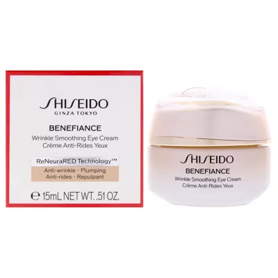 Shiseido Benefiance Wrinkle Smoothing Eye Cream By  For Unisex - 0.51 oz Cream In Transparent
