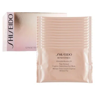 SHISEIDO BENEFIANCE WRINKLERESIST24 PURE RETINOL EXPRESS SMOOTHING EYE MASK 12 PACKETTES X 2 SHEETS,1594167