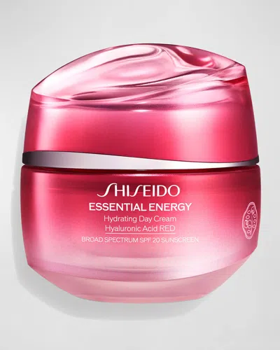 Shiseido Essential Energy Hydrating Day Cream Broad Spectrum Spf 20, 1.7 Oz. In White