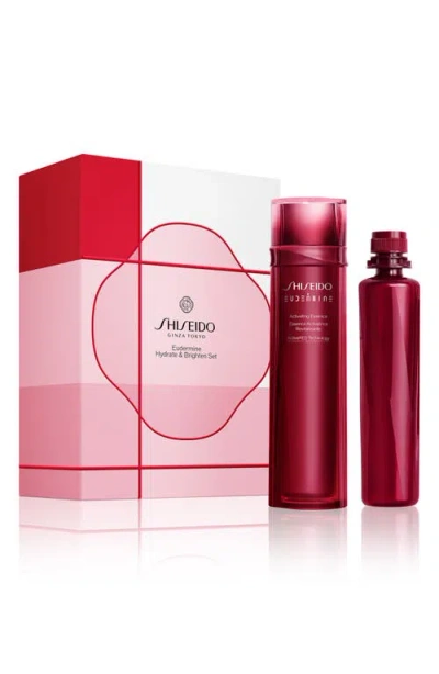 Shiseido Eudermine Hydrate & Brighten Set (nordstrom Exclusive) $178 Value In Transparent