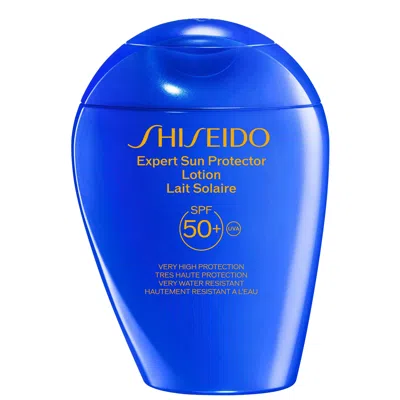 Shiseido Expert Sun Protector Face And Body Lotion Spf50+ 150ml In White