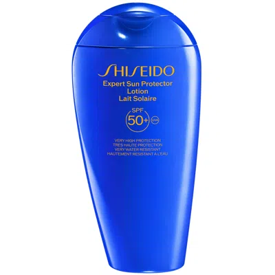 Shiseido Expert Sun Protector Face And Body Lotion Spf50+ 300ml In White