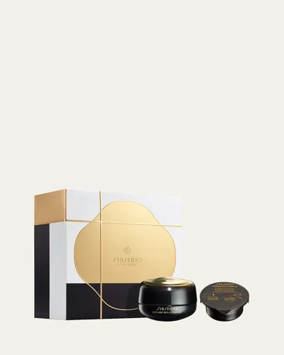 Shiseido Future Solution Lx Eye & Lip Contour Regenerating Cream + Refill In Black