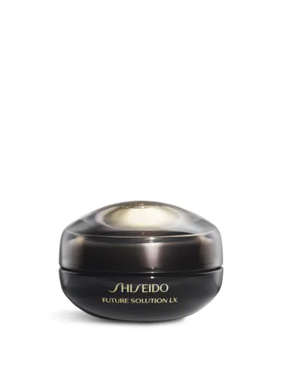Shiseido Future Solution Lx Eye And Lip Contour Regenerating Cream In Transparent