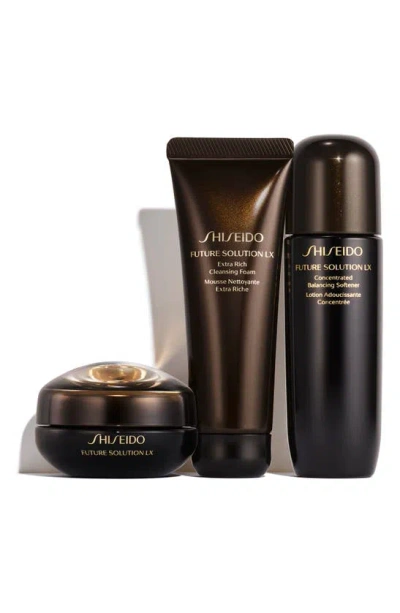 Shiseido Future Solution Lx Regenerating Set (limited Edition) $230 Value In White