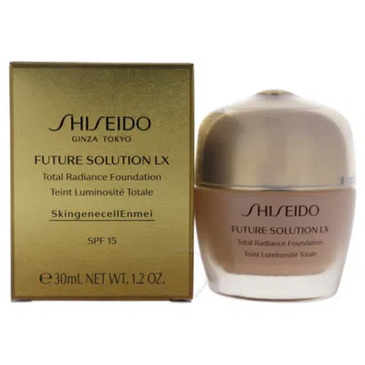 Shiseido Future Solution Lx Total Radiance Foundation Spf 15 - 3 Rose By  For Women - 1.2 oz Foundati In Pink