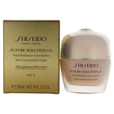 Shiseido Future Solution Lx Total Radiance Foundation Spf 15 - 4 Golden By  For Women - 1.2 oz Founda