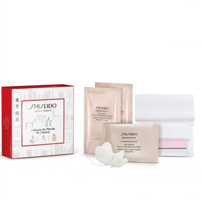 Shiseido Ladies J-beauty On -the- Go Gift Set Makeup 3598380362018 In White