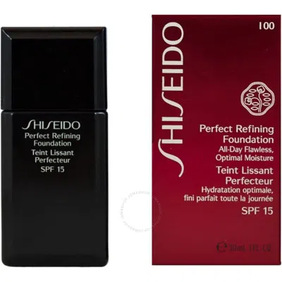 Shiseido Ladies Perfect Refining Spf Foundation 15 1.0 oz # Wb40 Makeup 730852107823 In Black
