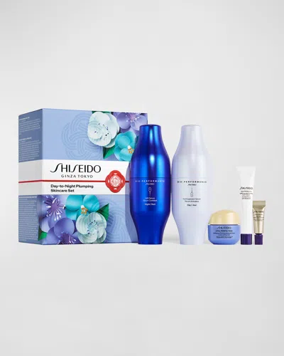 Shiseido Limited Edition Day-to-night Plumping Skincare Set ($375 Value) In White