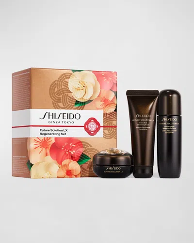 Shiseido Limited Edition Future Solution Lx Regenerating Set ($230 Value) In White