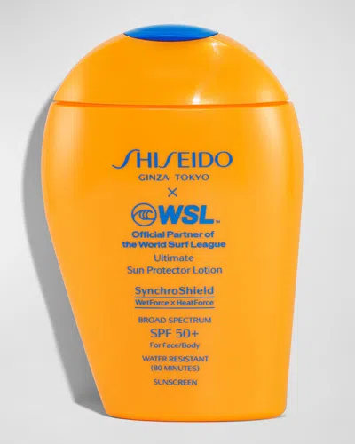 Shiseido Limited-edition World Surf League Ultimate Sun Protector Lotion Spf 50+, 5 Oz. In White