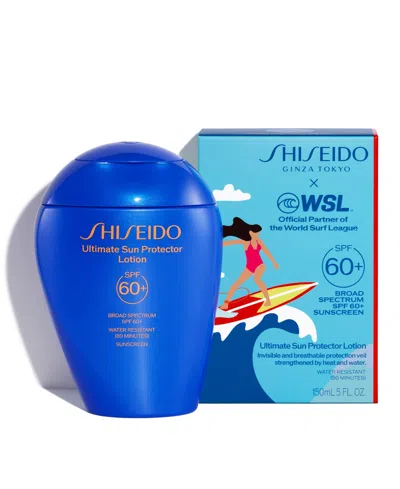 Shiseido Limited-edition World Surf League Ultimate Sun Protector Lotion Spf 60+ In White