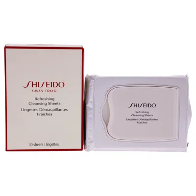 Shiseido Refreshing Cleansing Sheet By  For Unisex - 30 Count Wipes In White