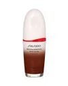 Shiseido Revitalessence Skin Glow Foundation 1 Oz. In Jasper - Balanced Tone For Deepest Skin