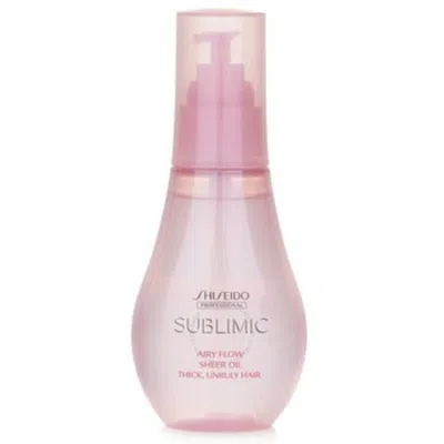 Shiseido Sublimic Airy Flow Sheer Oil 3.4 oz Hair Care 4909978935825 In White