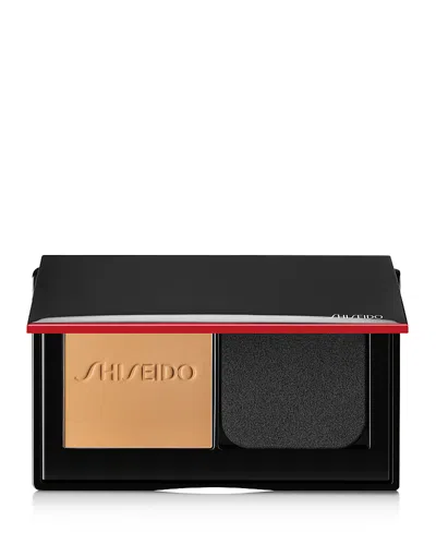 Shiseido Synchro Skin Self-refreshing Custom Finish Powder Foundation In Sand (light To Medium With Golden Undert