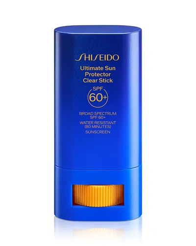 Shiseido Ultimate Sun Protector Clear Stick Spf 60+ Sunscreen 0.7 Oz. In Transparent