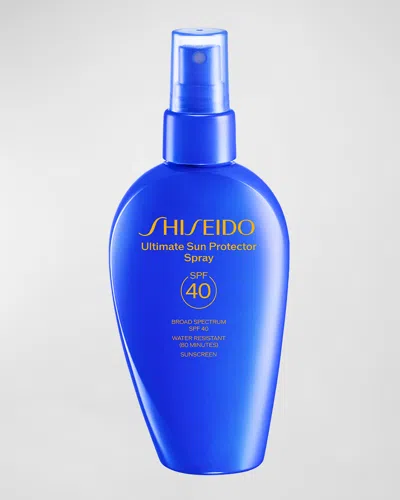 Shiseido Ultimate Sun Protector Spray Spf 40, 5 Oz. In White