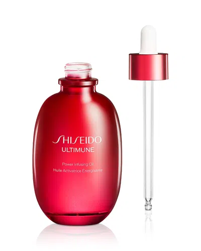Shiseido Ultimune Power Infusing Oil 2.5 Oz. In Red